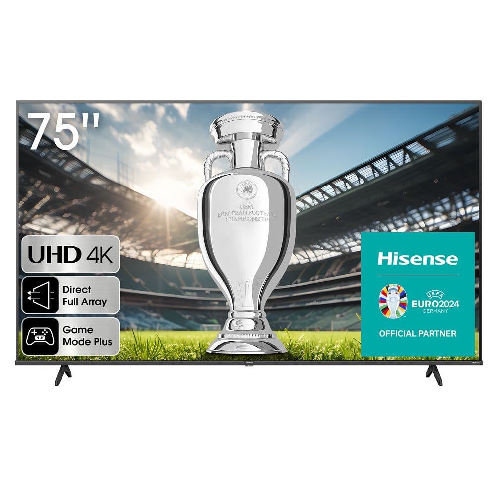 טלוויזיה חכמה  75" Hisense דגם 75A6K UHD 4K DLED יבואן רשמי