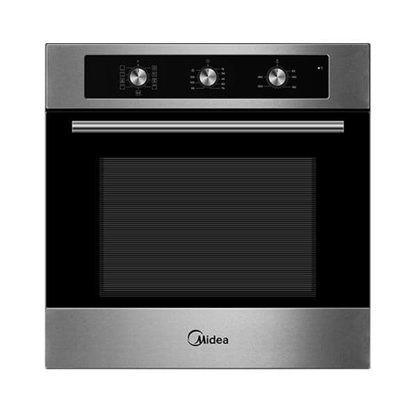 Midea 65DME30007S תנור אפייה בנוי מידאה 70 ליטר טורבו אקטיבי עם 8 תכניות הספק 3000W נירוסטה | יבואן רשמי