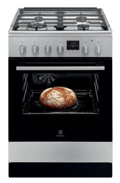 תנור משולב כיריים Electrolux דגם LKK620200X יבואן רשמי