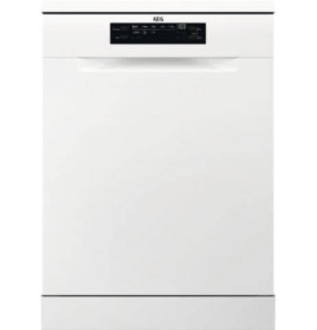 מדיח כלים עומד AEG FFB53607ZW לבן עם AirDry ו־13 מערכות כלים | יבואן רשמי-משלוח מהיר