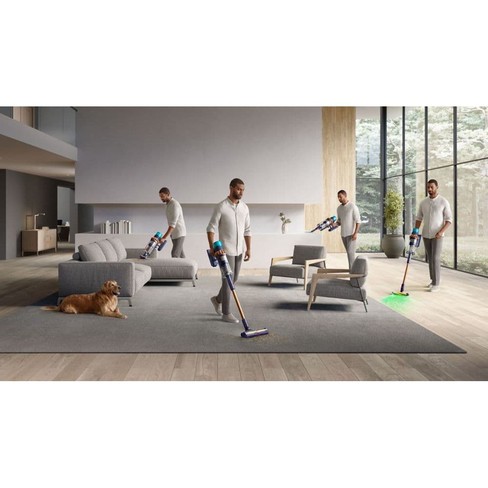 Dyson Gen5Detect Absolute – שואב אבק אלחוטי חכם 280AW עם Optic Fluffy ו-HEPA | יבואן רשמי