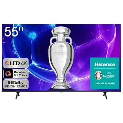 טלוויזיה חכמה Hisense QLED דגם 55E7KQ יבואן רשמי