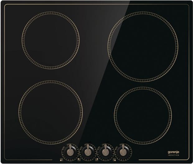 כיריים אינדוקציה 60 ס"מ Gorenje IK640CLB – רטרו אלגנטי עם טכנולוגיה חכמה | משלוח מהיר