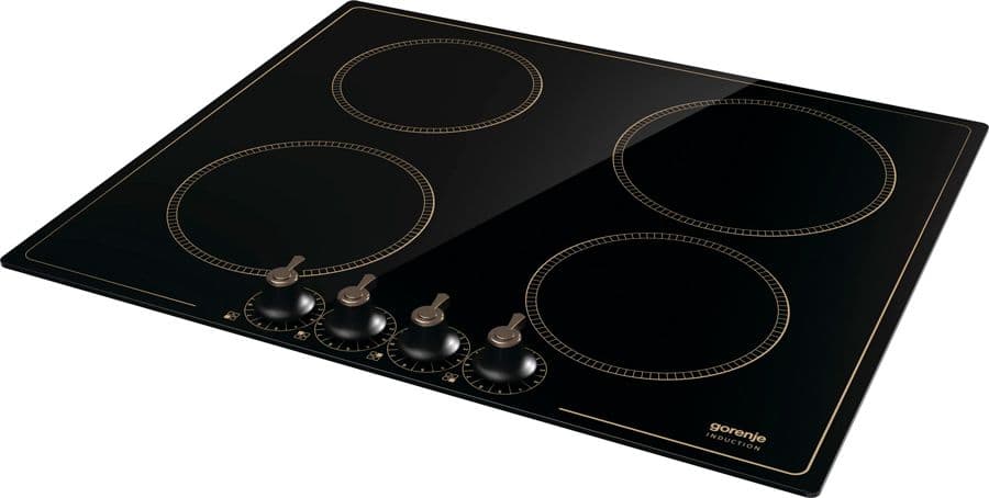 כיריים אינדוקציה 60 ס"מ Gorenje IK640CLB – רטרו אלגנטי עם טכנולוגיה חכמה | משלוח מהיר