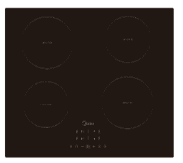 כיריים אינדוקציה חד פאזי MIDEA דגם MCIF3518G4SA יבואן רשמי