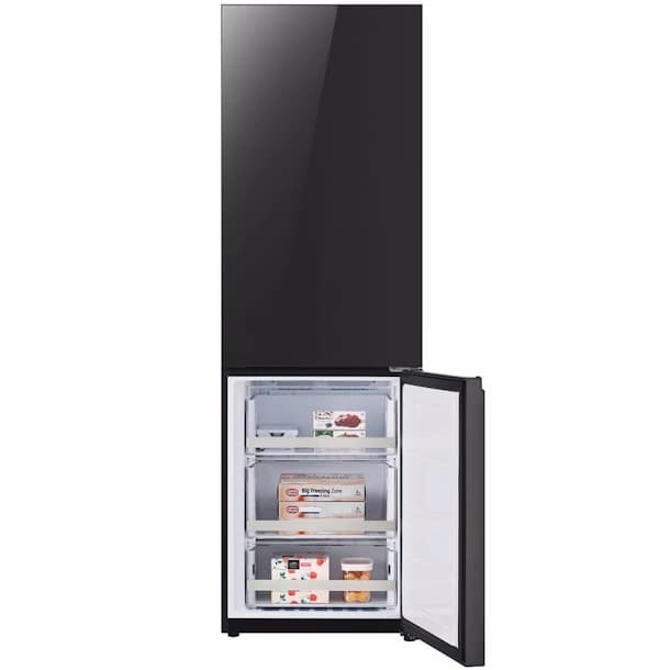 מקרר מקפיא תחתון LG GR-B374BG זכוכית שחורה יבואן רשמי