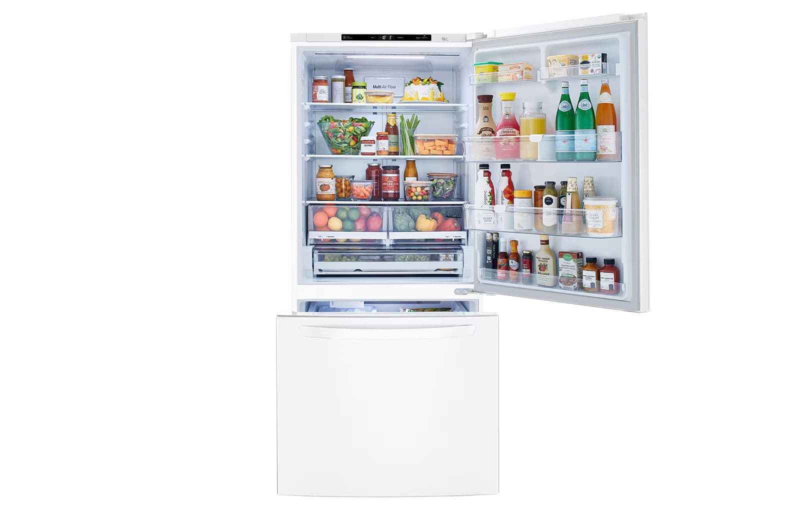 מקרר מקפיא תחתון LG GM-859RWCE נפח 720 ליטר | No Frost | התקן שבת | יבואן רשמי