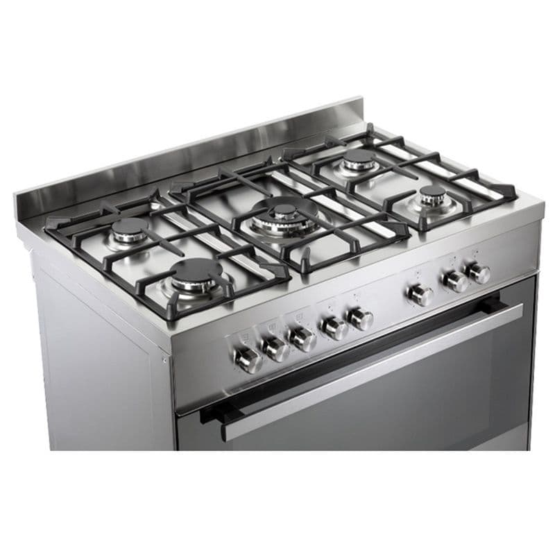 תנור משולב כיריים גז 5 להבות DeLonghi דגם DEMX965P-IL יבואן רשמי
