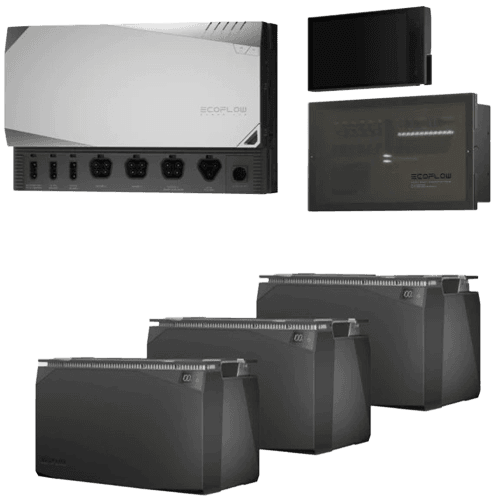 קיט מערכת אגירת חשמל לבית ECOFLOW POWER KIT דגם EFRPK6KWH יבואן רשמי