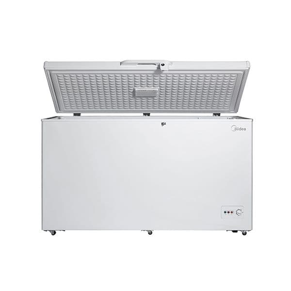 מקפיא שוכב 418 ליטר בגימור לבן MIDEA דגם HS-546C יבואן רשמי