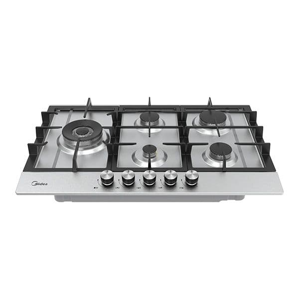 כיריים גז 5 להבות MIDEA 75SP005 בגימור נירוסטה מוברשת | יבואן רשמי-משלוח מהיר