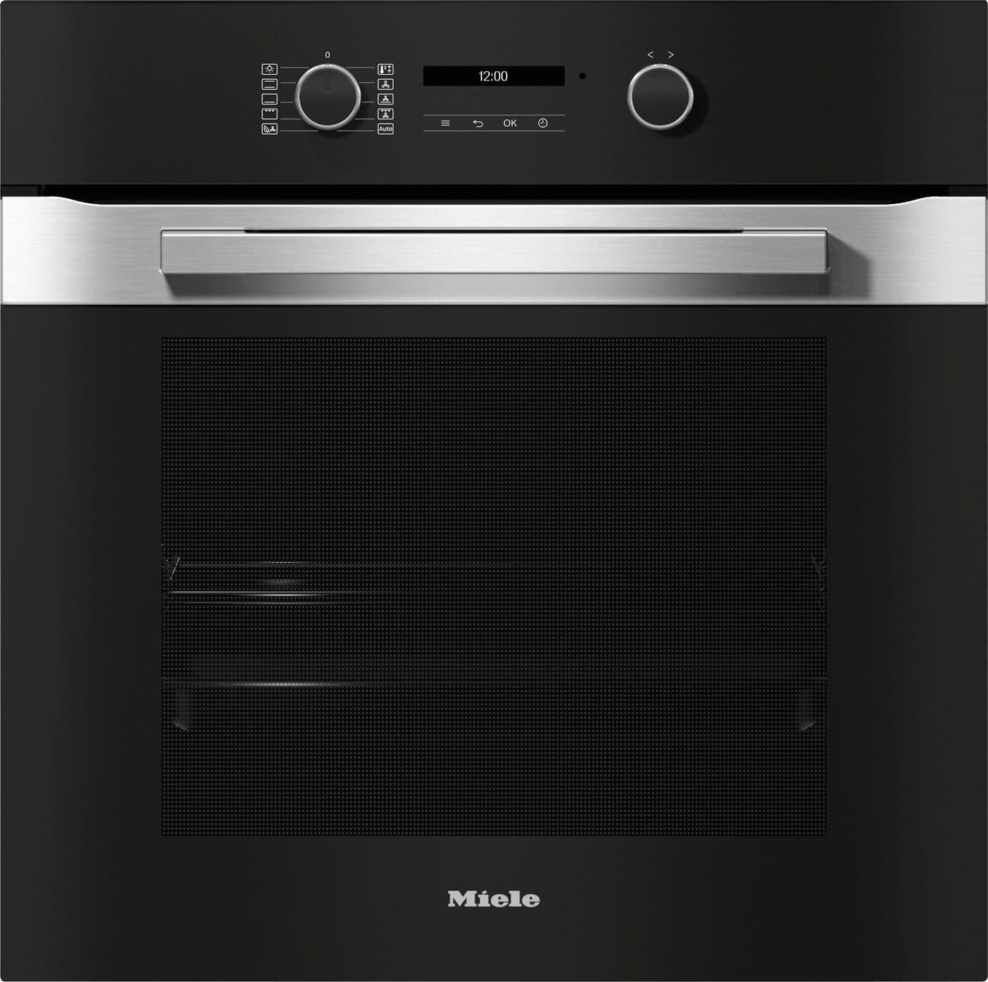 תנור בנוי פירוליטי 76 ליטר Miele H2861BP CLST שחור משולב נירוסטה יבואן רשמי