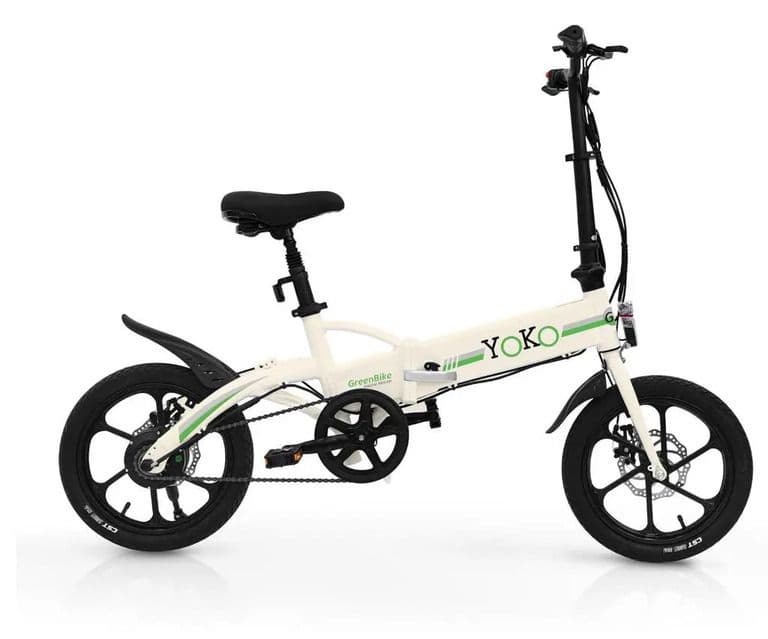 אופניים חשמליים מתקפלים GreenBike דגם Yoko 16 יבואן רשמי - 36V/10.6AH