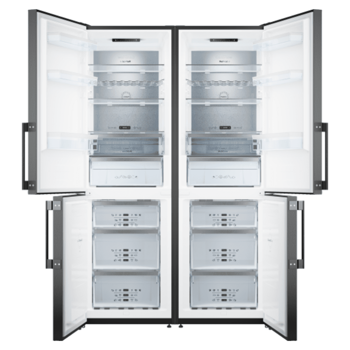 מקרר מקפיא תחתון ASKO RFN23841B – רוחב 120 ס״מ עם נפח 658 ליטר בגימור שחור מט