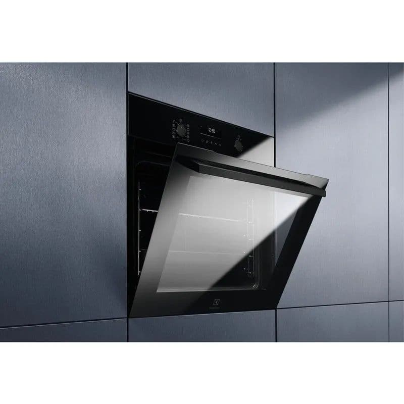 תנור אפייה בנוי 71 ליטר זכוכית שחורה ELECTROLUX EOP6526K יבואן רשמי
