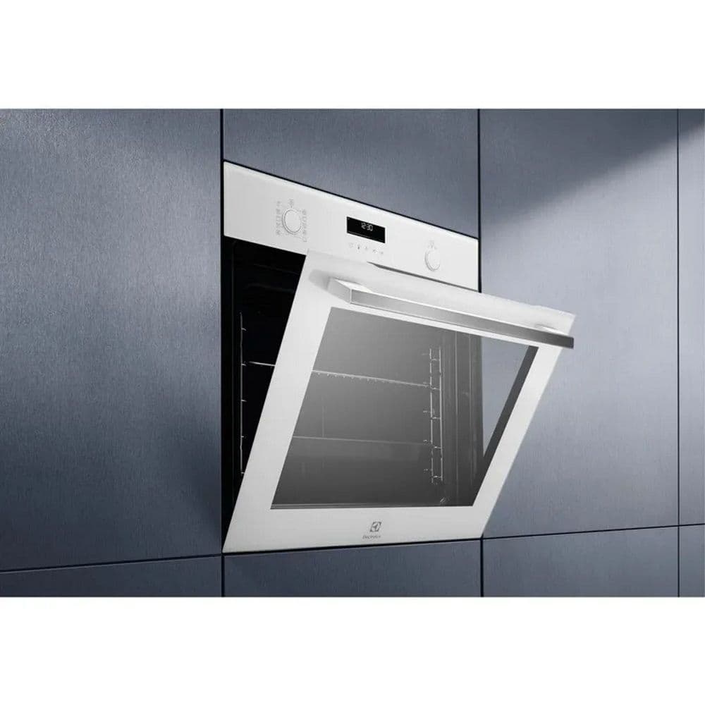 תנור אפייה בנוי 71 ליטר זכוכית לבנה ELECTROLUX EOP6526V יבואן רשמי
