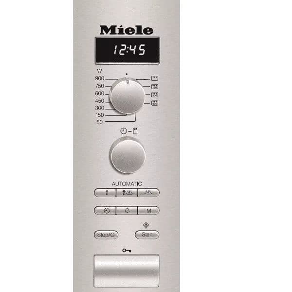 מיקרוגל משולב גריל 26 ליטר Miele M6012 נירוסטה יבואן רשמי