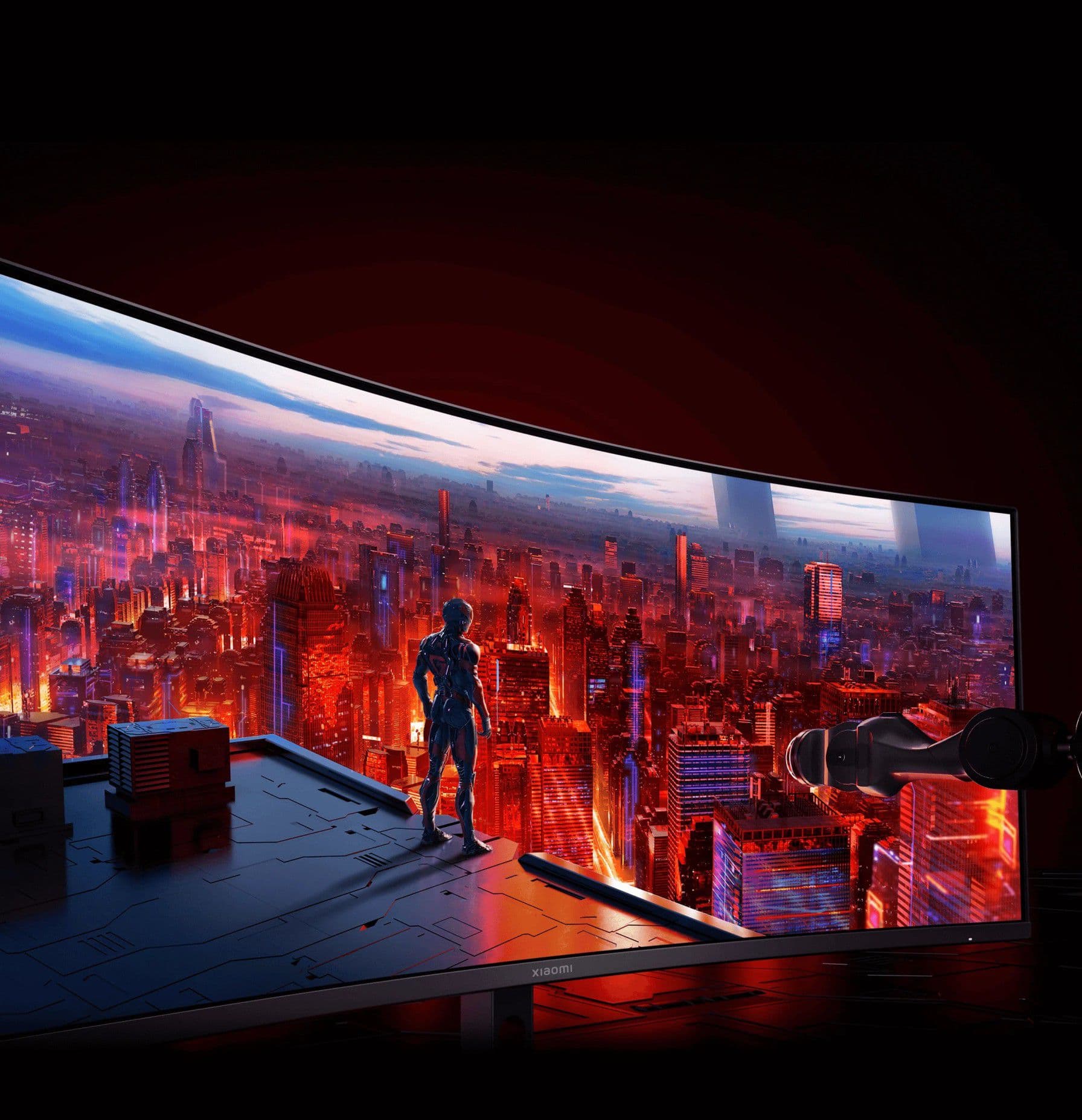 Xiaomi G34WQi מסך מחשב גיימינג קעור 34 אינץ' שנתיים אחריות | יבואן רשמי משלוח מהיר