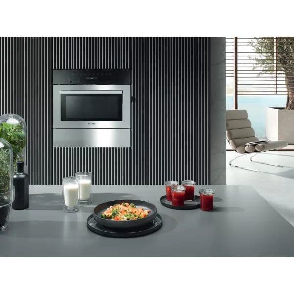 מיקרוגל בנוי 46 ליטר Miele M7140TC נירוסטה יבואן רשמי