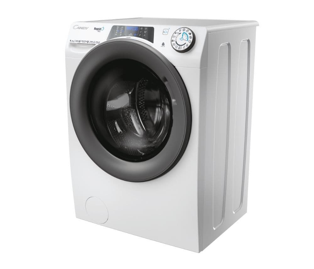 מכונת כביסה 8 ק"ג משולבת מייבש Candy RPW4856BWMR לבן יבואן רשמי