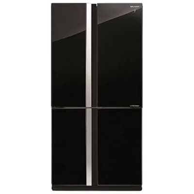 SHARP SJ-FSRN87V-BK – מקרר שארפ 4 דלתות מקפיא תחתון 611 ליטר זכוכית שחורה | יבואן רשמי-משלוח מהיר