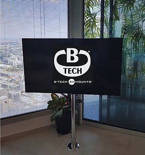 עמוד לטלוויזיה בגובה 1.5 מ' כולל סיבוב B-TECH BTC940XLS
