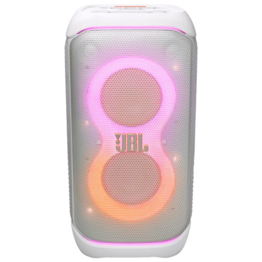 בידורית JBL PartyBox Stage 320 – ‏240W עם תאורה ו־18 שעות נגינה צבע לבן | יבואן רשמי-משלוח מהיר