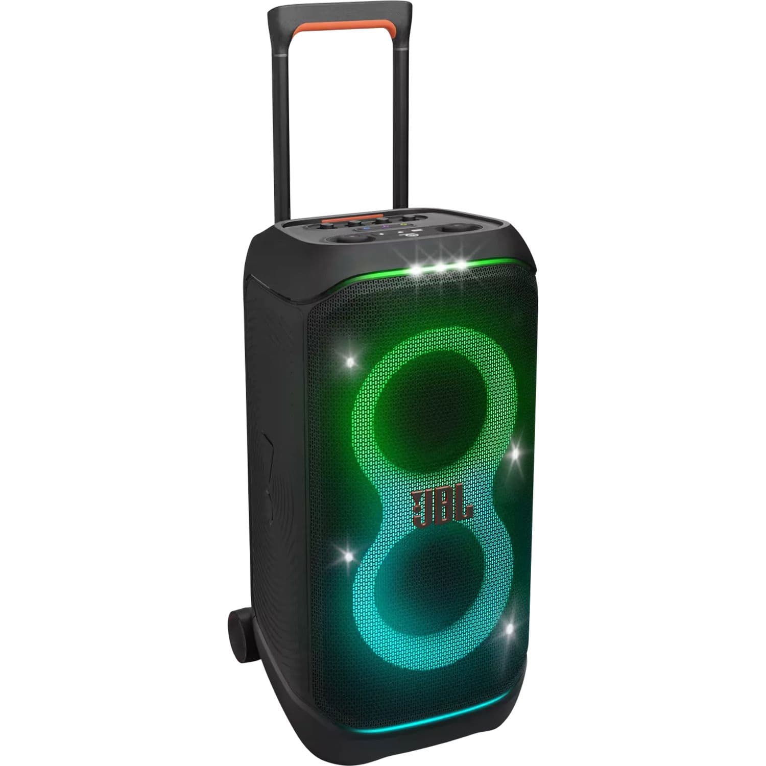 בידורית JBL PartyBox Stage 320 ‏240W עם תאורה ו־18 שעות נגינה צבע שחור | יבואן רשמי-משלוח מהיר