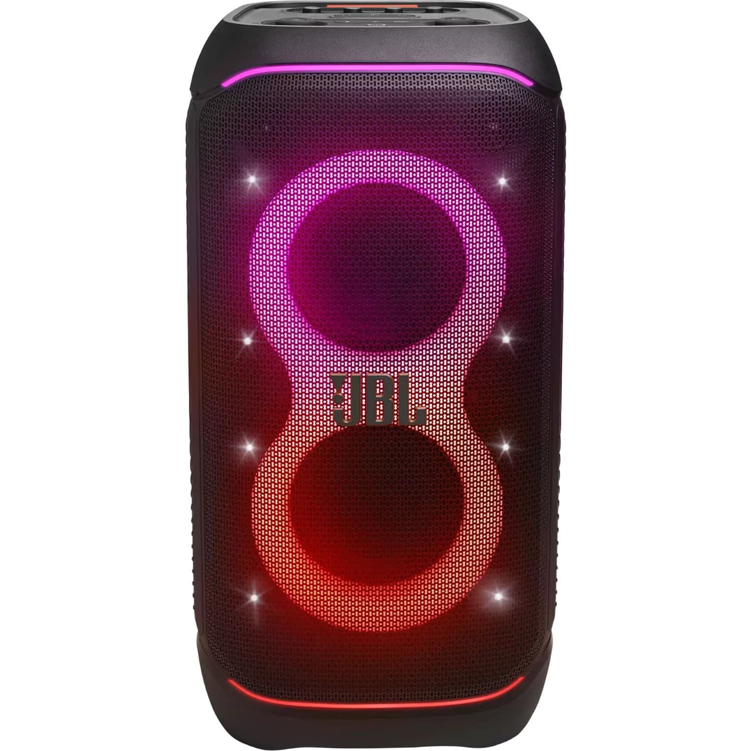 בידורית JBL PartyBox Stage 320 ‏240W עם תאורה ו־18 שעות נגינה צבע שחור | יבואן רשמי-משלוח מהיר