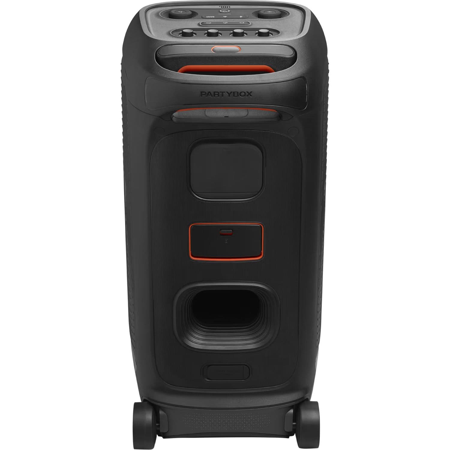 בידורית JBL PartyBox Stage 320 ‏240W עם תאורה ו־18 שעות נגינה צבע שחור | יבואן רשמי-משלוח מהיר
