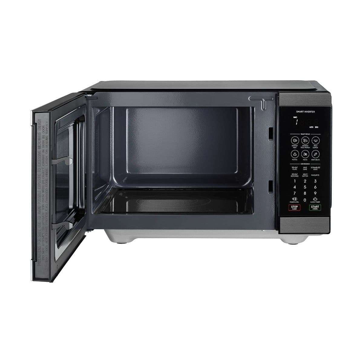 מיקרוגל Sharp R-268FH(BS) – בנפח 26 ליטר ללא צלחת Space Max עם פאנל בעברית | יבואן רשמי משלוח מהיר