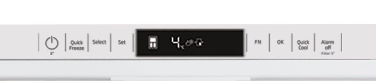 מקרר 4 דלתות מקפיא תחתון Beko GN1406222GW גימור זכוכית לבנה - יבואן רשמי