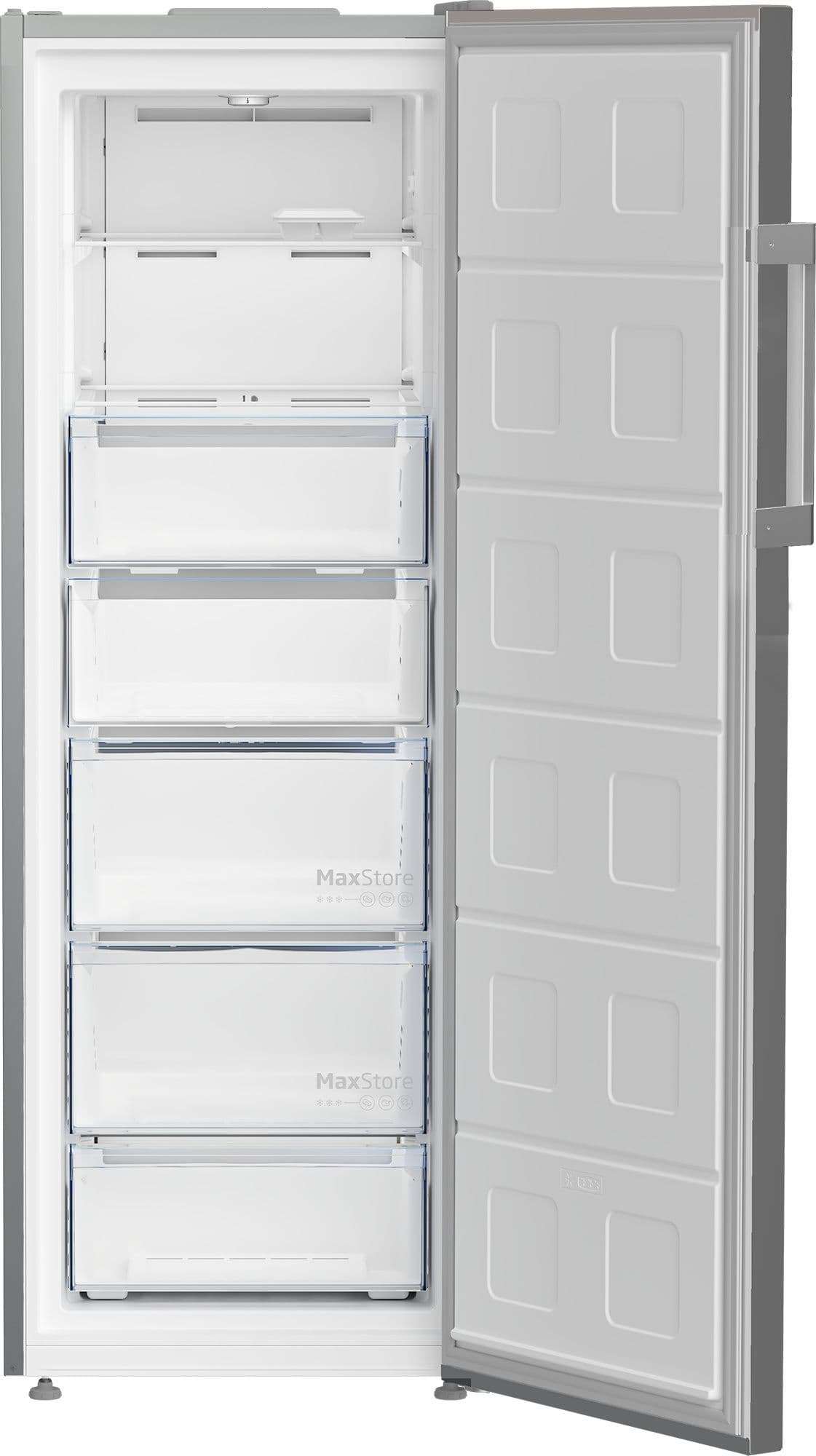 מקפיא 7 מגירות Beko RFNE292L31WNP כסף 250 ליטר  | יבואן רשמי שנתיים אחריות