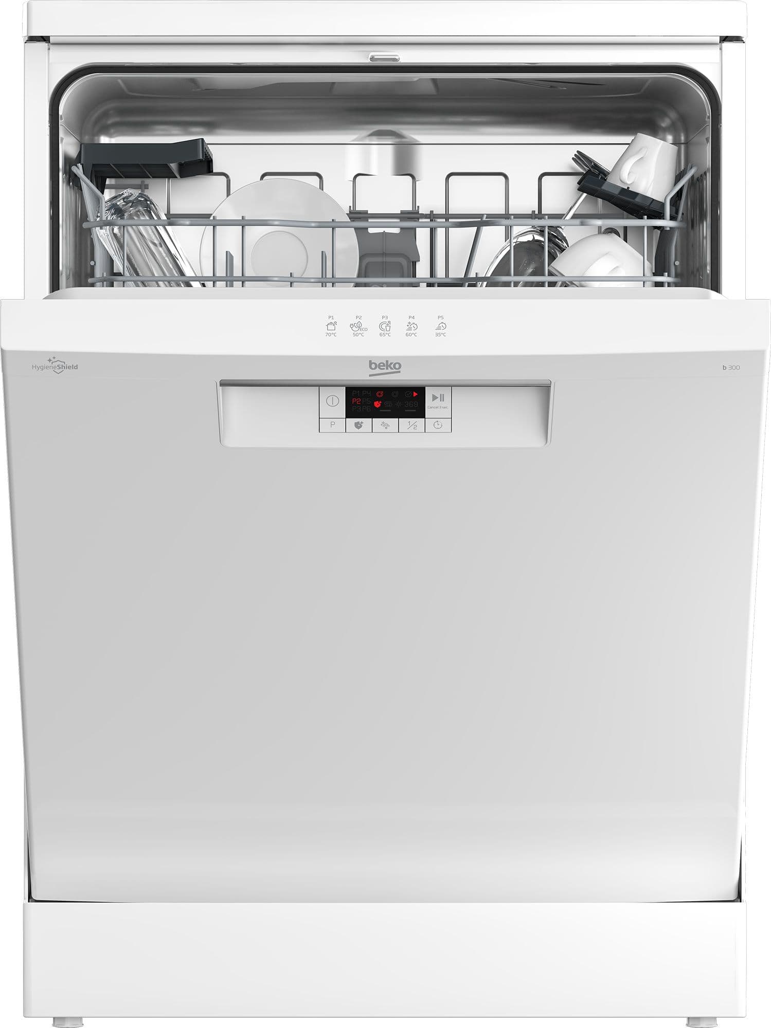 מדיח כלים Beko BDFN15423W לבן - 14 מערכות כלים | יבואן רשמי