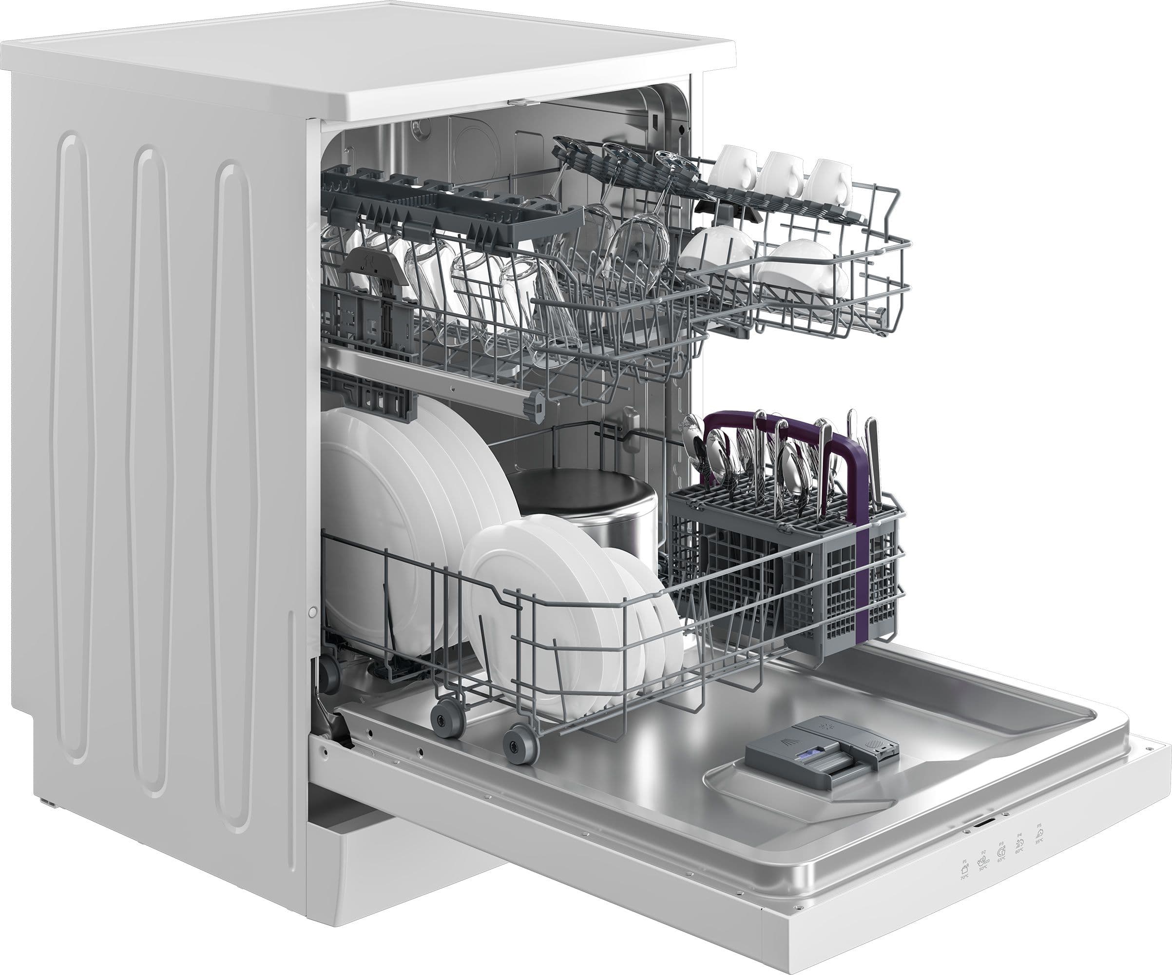 מדיח כלים Beko BDFN15423W לבן - 14 מערכות כלים | יבואן רשמי