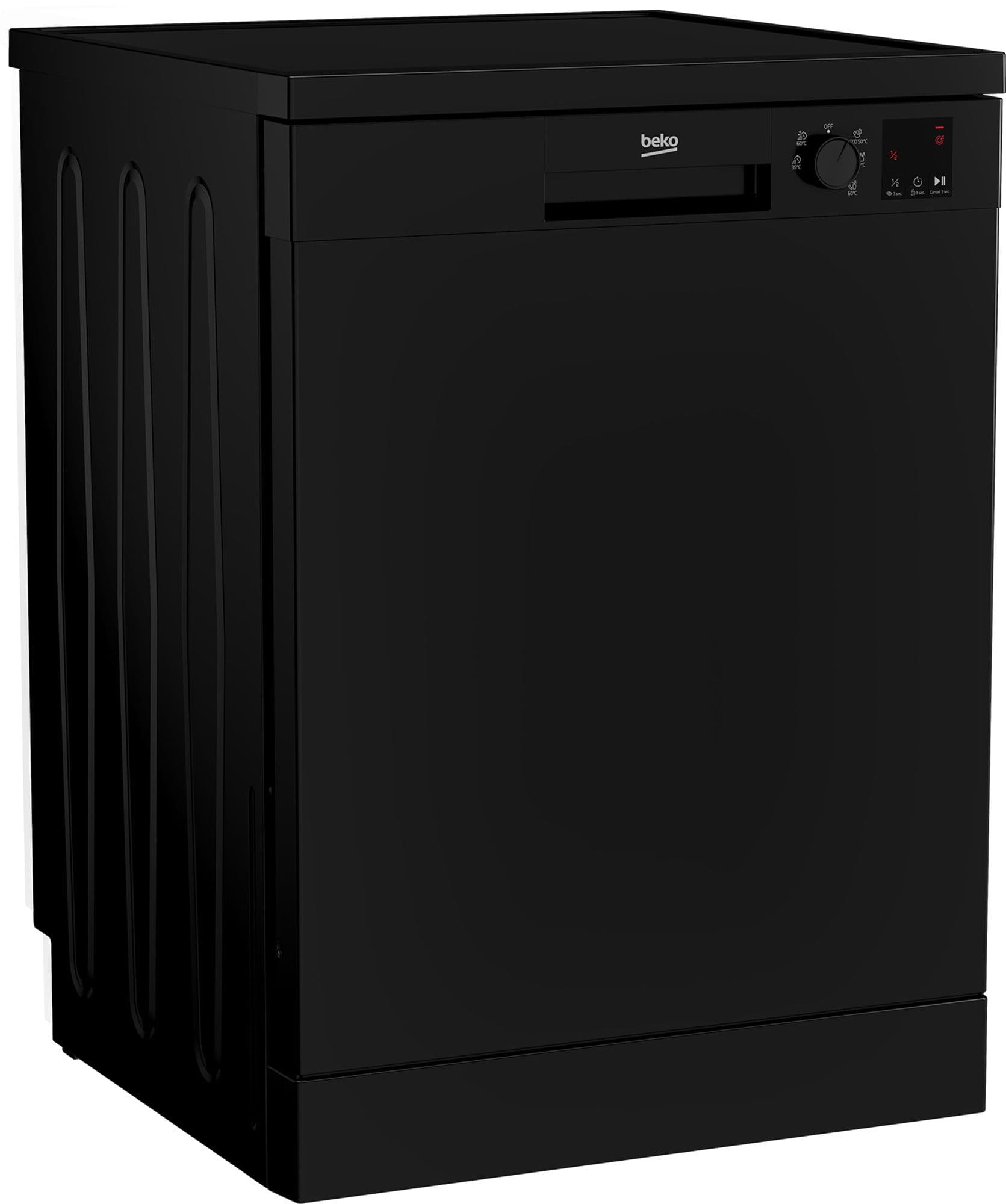 Beko DVN05321B - מדיח כלים בקו 13 מערכות כלים שחור 60 ס״מ עם תוכנית מהירה 30 דקות | יבואן רשמי-משלוח מהיר