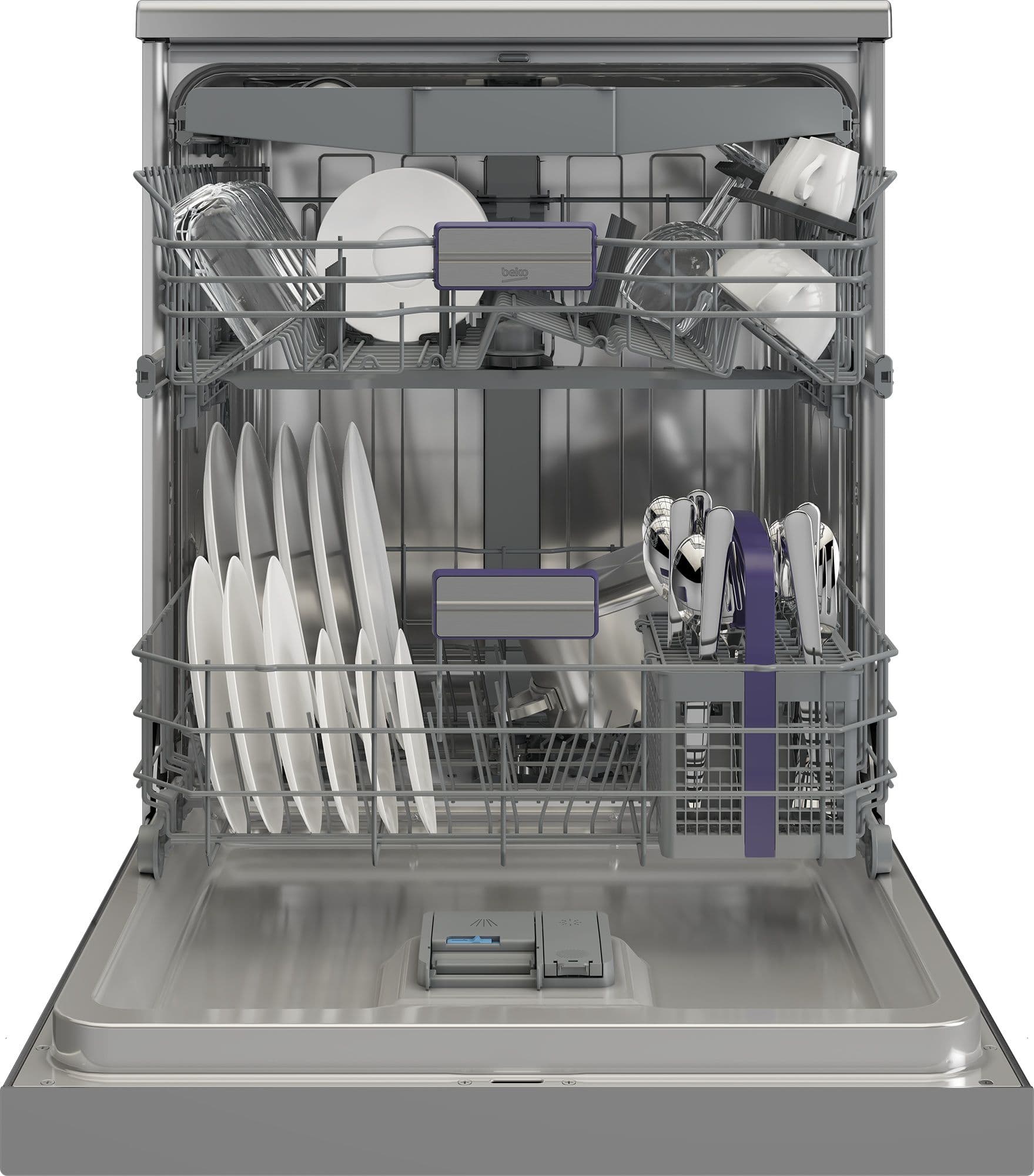 מדיח כלים Beko BDFN36522XQ חסכוני ושקט עם 15 מערכות כלים | יבואן רשמי-משלוח מהיר