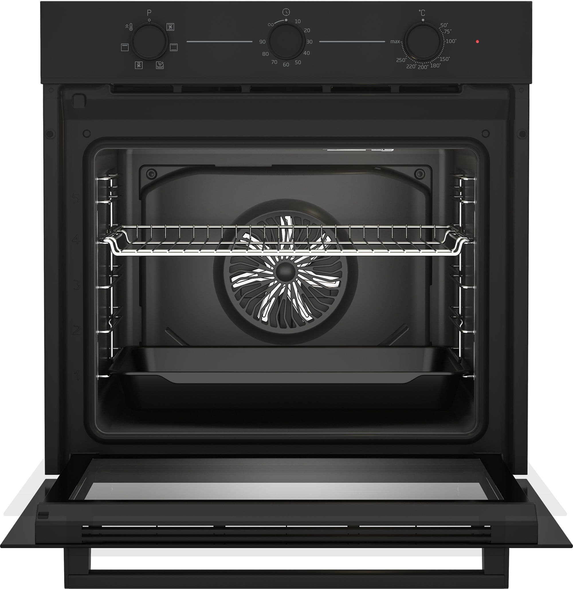 תנור בילד אין Beko BBIE11100B שחור - 72 ליטר, 6 תוכניות  | יבואן רשמי