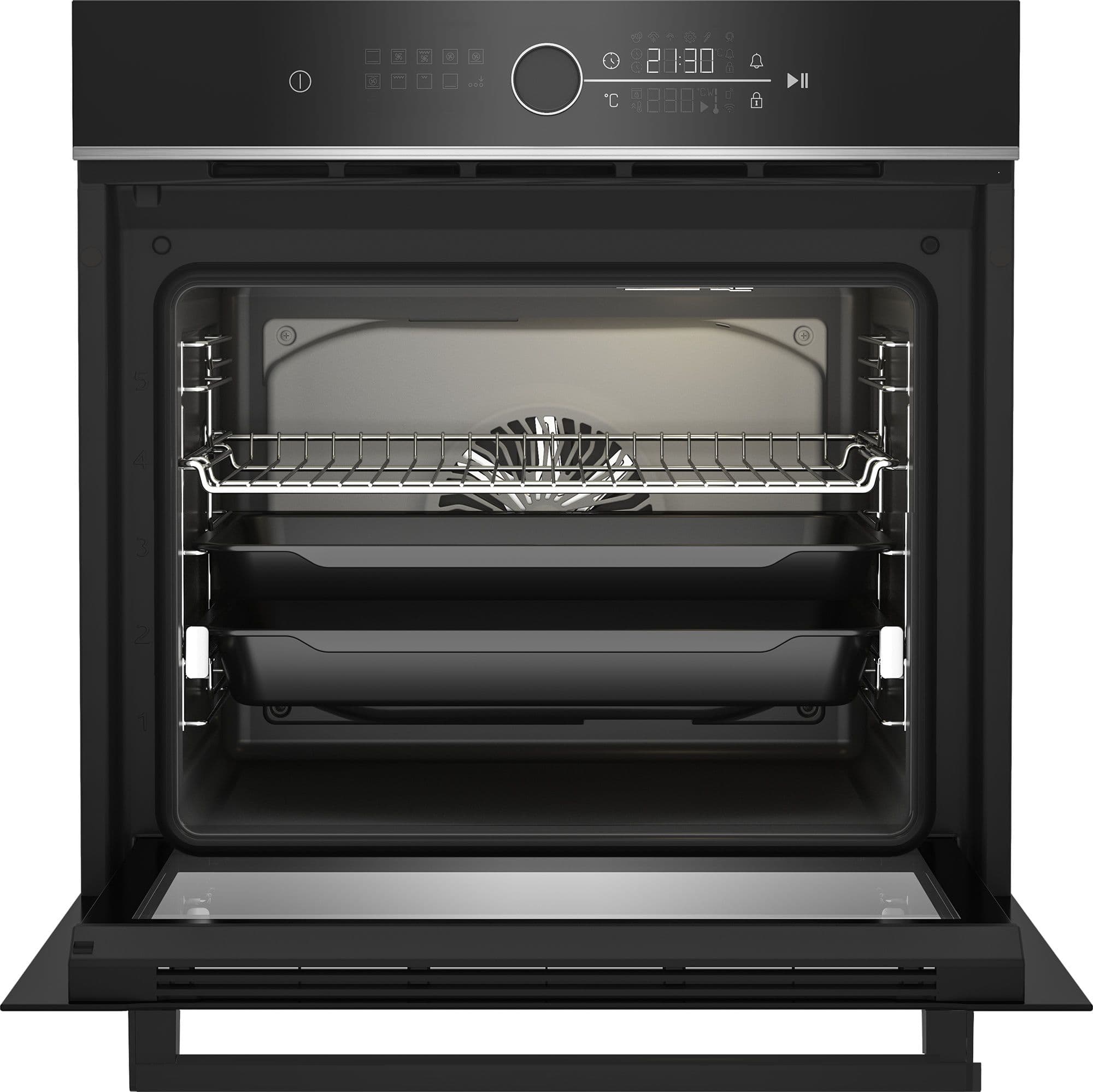 תנור בילד אין Beko BBIM13400XCS שחור - 72 ליטר, 13 תוכניות  | יבואן רשמי שנתיים אחריות