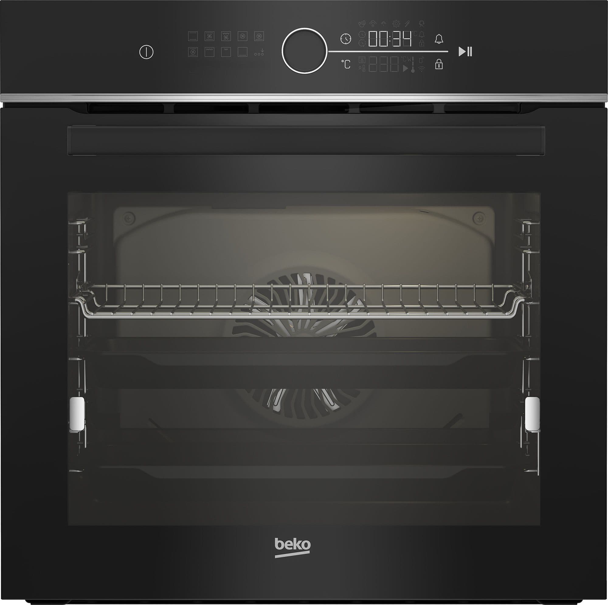 תנור בילד אין Beko BBIM13400XCS שחור - 72 ליטר, 13 תוכניות  | יבואן רשמי שנתיים אחריות