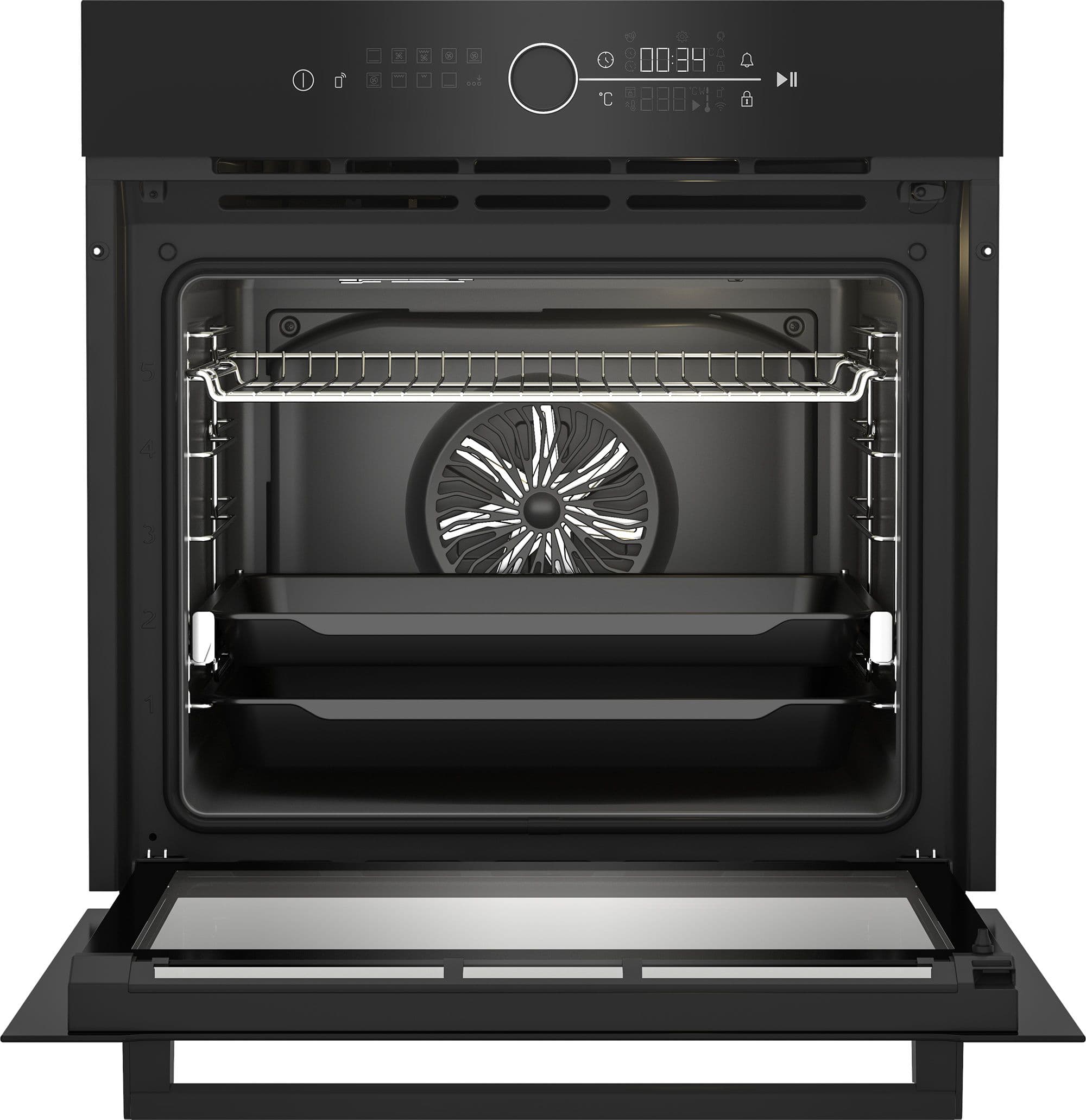 תנור פירוליטי Beko BBIM13401XPSWE שחור - 72 ליטר, 15 תוכניות | יבואן רשמי