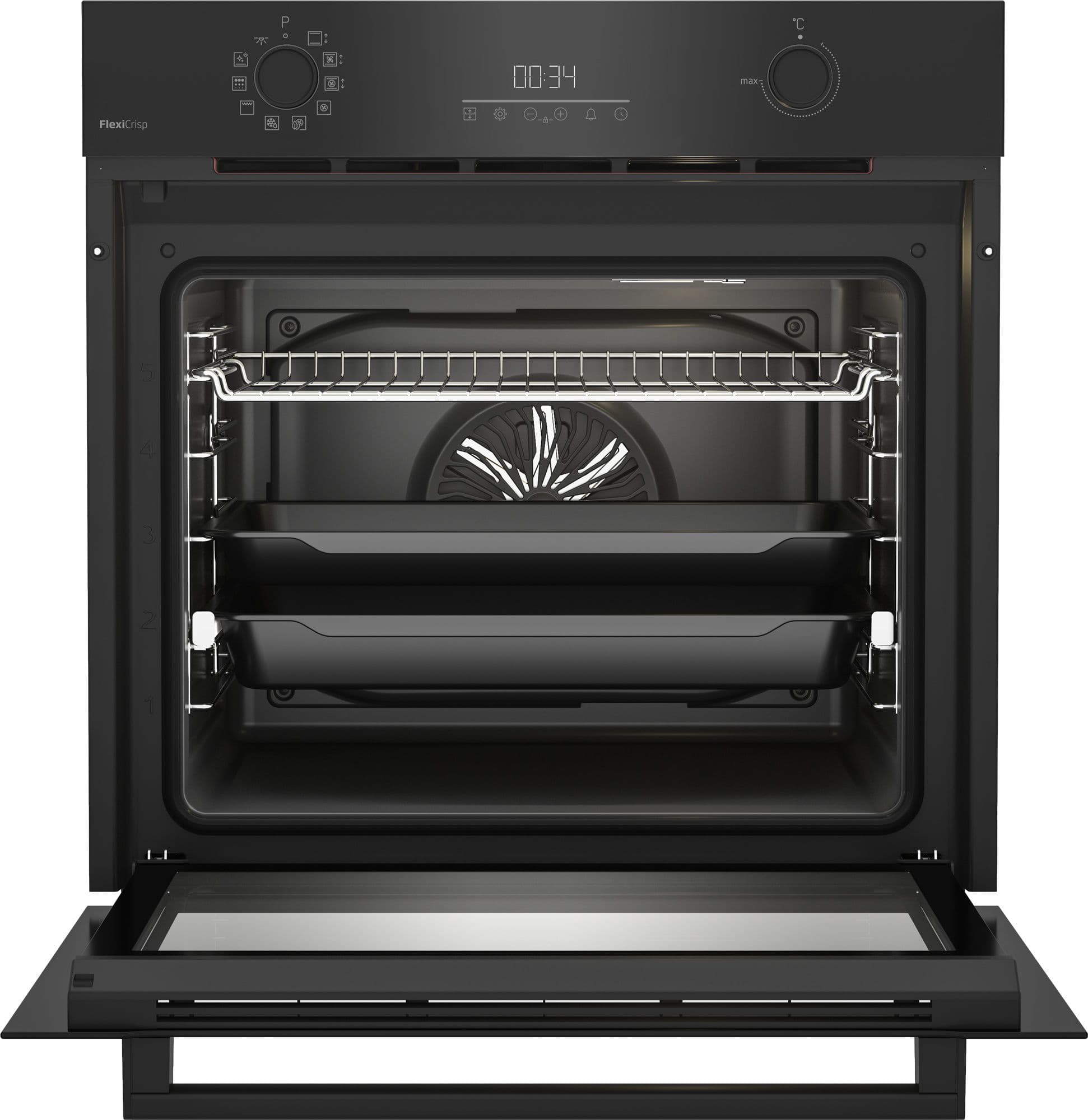 תנור בנוי פירוליטי Beko BBIM17300BFMPSE – בנפח 72 ליטר עם AeroPerfect ו-13 תוכניות אפייה | יבואן רשמי