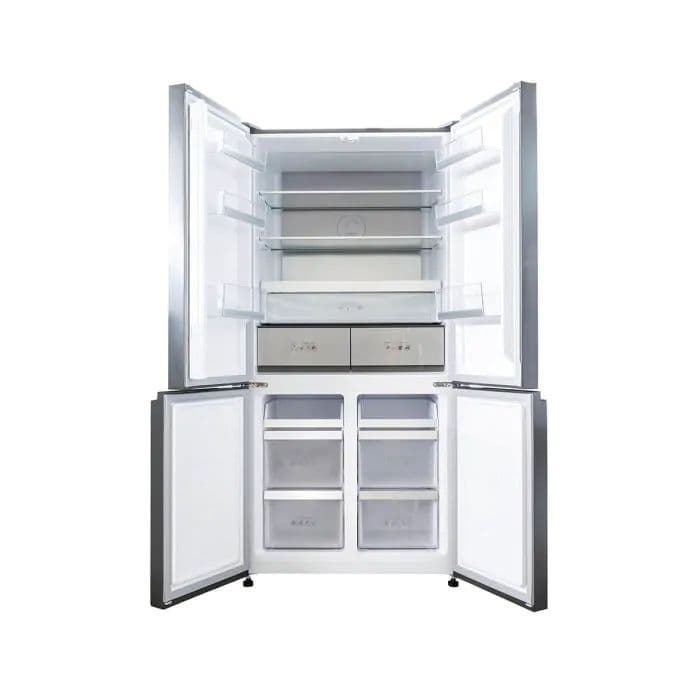 מקרר 4 דלתות Hyundai HARF-4585W זכוכית לבנה מקפיא תחתון