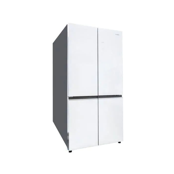מקרר 4 דלתות Hyundai HARF-4585W זכוכית לבנה מקפיא תחתון