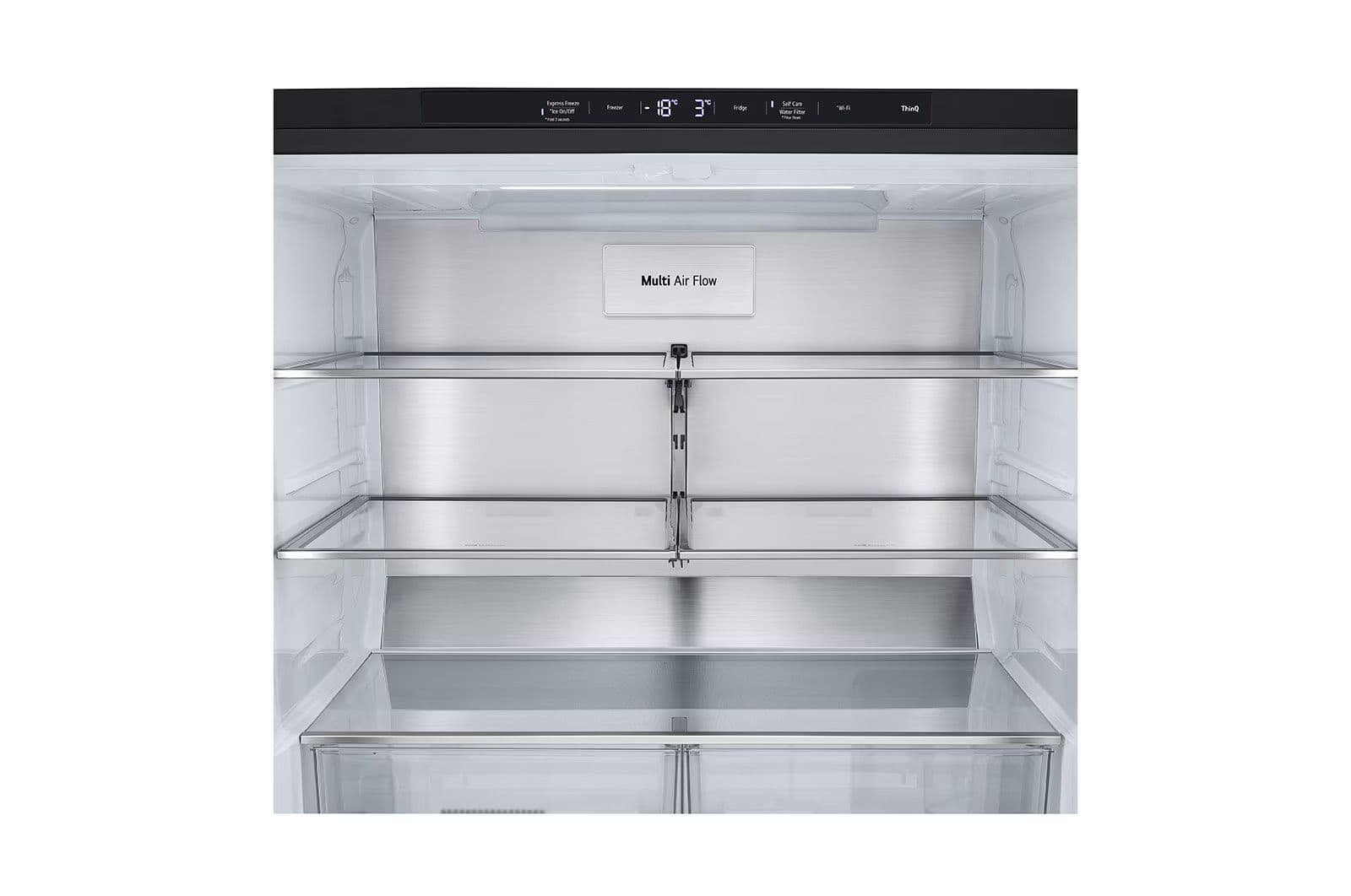 מקרר 4 דלתות LG GR-930BDIS נפח 842 ליטר | התקן שבת | ThinQ | נירוסטה מושחרת | יבואן רשמי