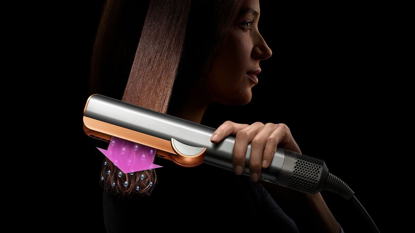 מחליק שיער Dyson Airstrait™ straightener HT01 בגוון ניקל נחושת | יבואן רשמי-משלוח מהיר