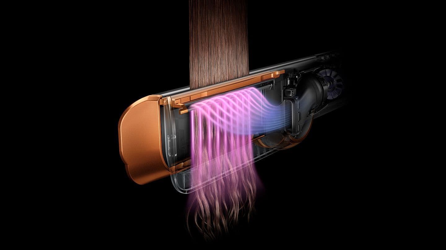 מחליק שיער Dyson Airstrait™ straightener HT01 בגוון ניקל נחושת | יבואן רשמי-משלוח מהיר