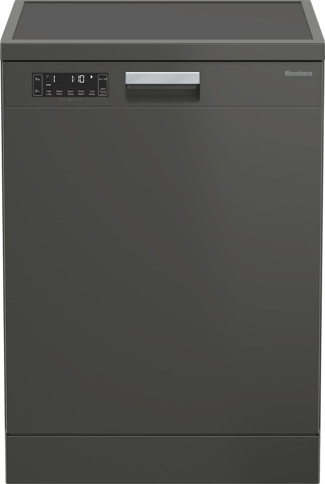 מדיח כלים רחב Blomberg GSN209P8M אפור כהה – 14 מערכות כלים, 43dB ו-Aquavoid - יבואן רשמי | משלוח מהיר