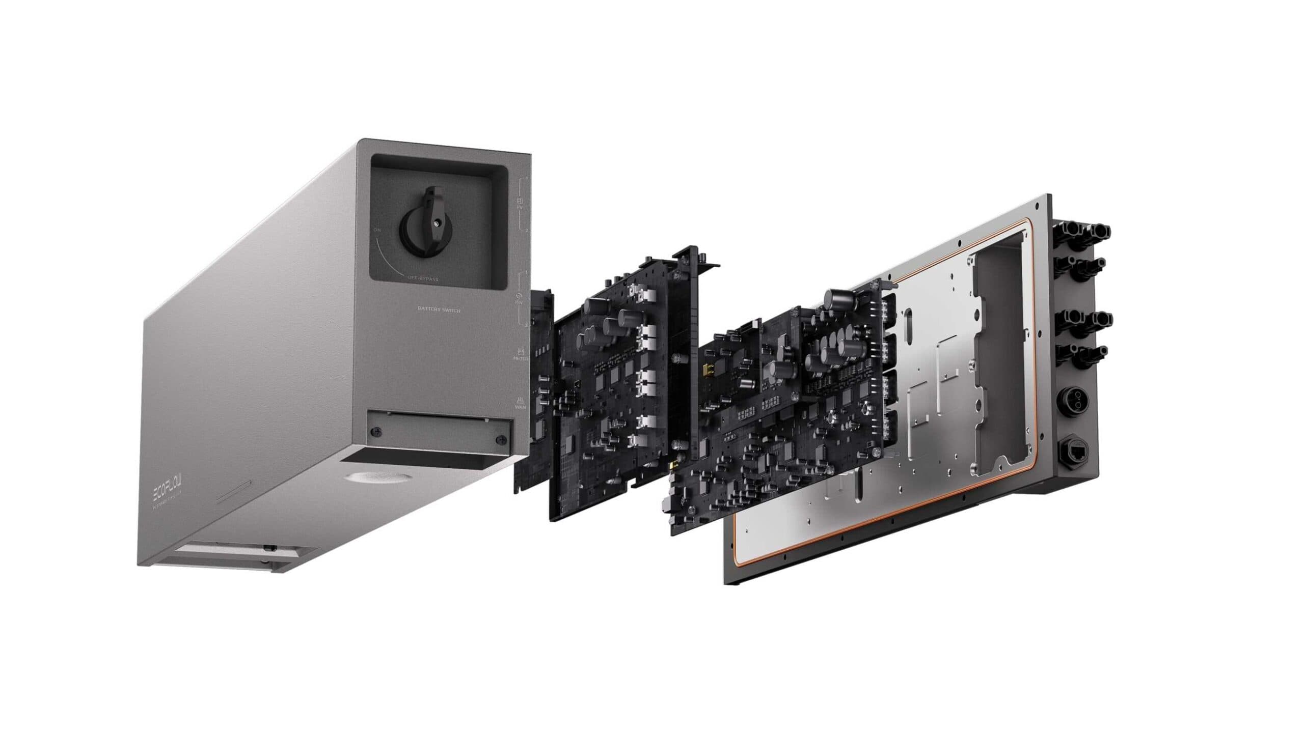 קיט מערכת אגירה EcoFlow Power Ocean DC-FIT 10kWh עם סוללות LFP לממיר קיים - יבואן רשמי