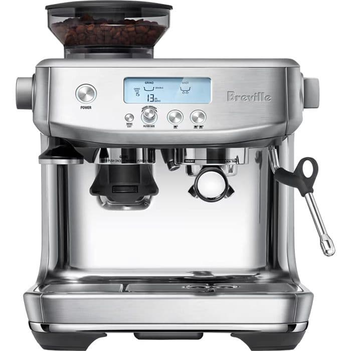 Breville Barista Pro BES878 – מכונת אספרסו ביתית עם מטחנה מובנית וחימום מיידי ThermoJet | יבואן רשמי